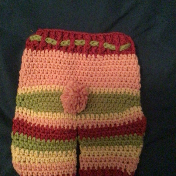 Newborn Crocheted Outfit - Handmade and Beautiful - Picture 3 of 5